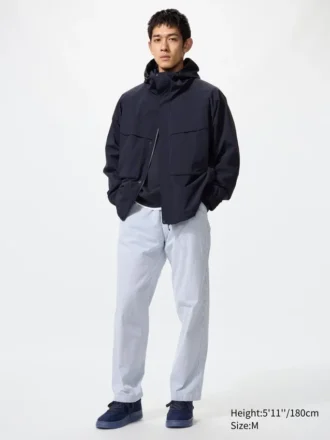 Pantaloni unisex elasticizzati alla caviglia | Seersucker