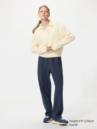 Pantaloni unisex elasticizzati alla caviglia | Seersucker