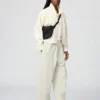Pantaloni unisex in felpa a zampa Pantaloni unisex in felpa a zampa
