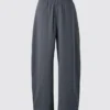 Pantaloni unisex in felpa a zampa Pantaloni unisex in felpa a zampa