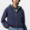 Parka corta da donna antivento in pantaloncini Parka corta da donna antivento in pantaloncini