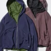 Parka corta da donna antivento in pantaloncini Parka corta da donna antivento in pantaloncini