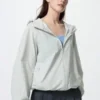 Parka da donna con protezione UV ripiegabile Parka da donna con protezione UV ripiegabile