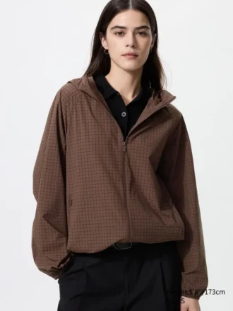 Parka da donna con protezione UV ripiegabile | Motivo