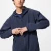 Parka da uomo con protezione UV tascabile