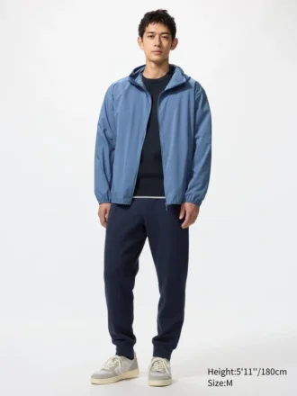 Parka da uomo con protezione UV tascabile