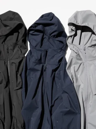 Parka da uomo con protezione UV tascabile
