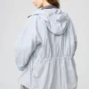 Parka oversize trasparente con protezione UV da donna Parka oversize trasparente con protezione UV da donna