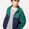 Parka tascabile per bambini con protezione UV | Color Block