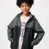 Parka tascabile per bambini con protezione UV | Color Block