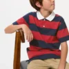 Polo a righe in piqué dry per bambini Polo a righe in piqué dry per bambini