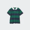 Polo a righe in piqué dry per bambini Polo a righe in piqué dry per bambini