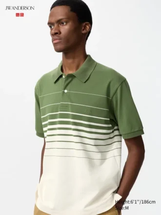 Polo a righe in piqué Dry unisex | Panel