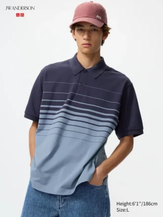 Polo a righe in piqué Dry unisex | Panel