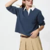 Polo da donna in cotone lavato