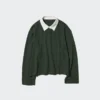 Polo da donna in cotone lavato