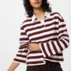 Polo da donna in cotone lavato | A righe Polo da donna in cotone lavato | A righe