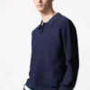 Polo da uomo in maglia 3D Knit lavabile | Maglie a manica lunga