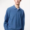 Polo da uomo in maglia 3D Knit lavabile | Maglie a manica lunga