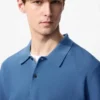 Polo da uomo in maglia 3D Knit lavabile | Maglie a manica lunga