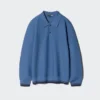 Polo da uomo in maglia 3D Knit lavabile | Maglie a manica lunga