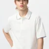 Polo unisex in piqué asciutto | Tipping Polo unisex in piqué asciutto | Tipping