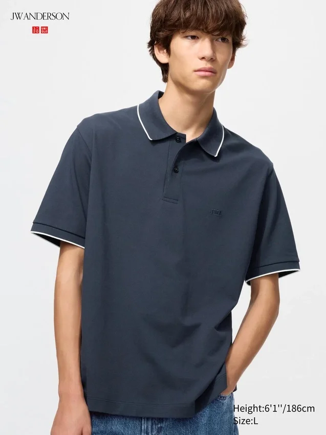Polo unisex in piqué asciutto | Tipping Polo unisex in piqué asciutto | Tipping