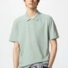 Polo unisex in piqué di cotone AIRism