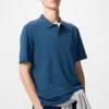 Polo unisex in piqué di cotone AIRism