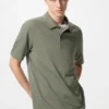 Polo unisex in piqué di cotone AIRism