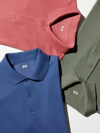Polo unisex in piqué di cotone AIRism Polo unisex in piqué di cotone AIRism