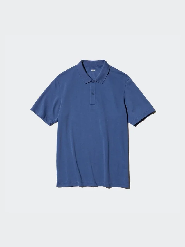 Polo unisex in piqué di cotone AIRism Polo unisex in piqué di cotone AIRism