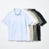 Polo unisex in piqué di cotone AIRism completamente aperta Polo unisex in piqué di cotone AIRism completamente aperta