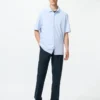 Polo unisex in piqué di cotone AIRism completamente aperta Polo unisex in piqué di cotone AIRism completamente aperta