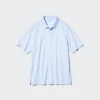 Polo unisex in piqué di cotone AIRism completamente aperta Polo unisex in piqué di cotone AIRism completamente aperta