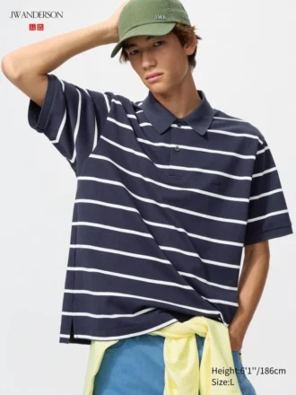 Polo unisex in piqué dry a righe | Righe larghe