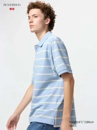 Polo unisex in piqué dry a righe | Righe larghe