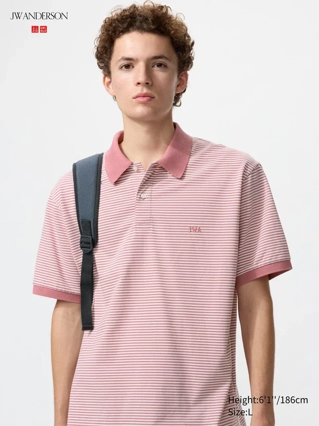Polo unisex in piqué dry a righe | Righe sottili Polo unisex in piqué dry a righe | Righe sottili