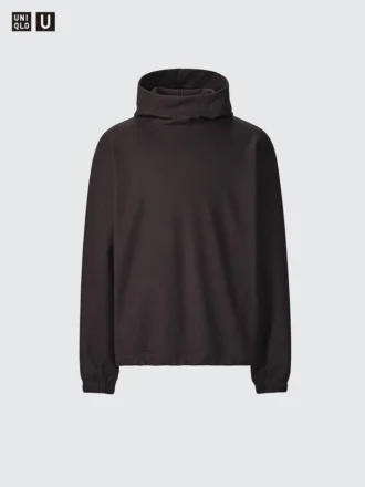 Pullover con cappuccio in jersey spazzolato da uomo Pullover con cappuccio in jersey spazzolato da uomo