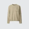 Pullover in jersey spazzolato da donna Pullover in jersey spazzolato da donna