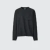 Pullover in jersey spazzolato da donna Pullover in jersey spazzolato da donna
