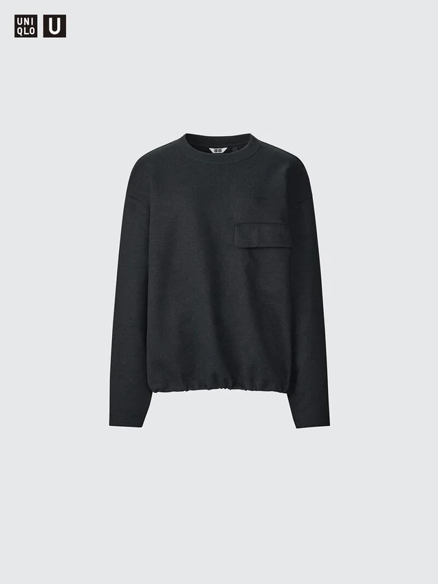 Pullover in jersey spazzolato da donna Pullover in jersey spazzolato da donna