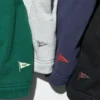 Pullover unisex con mezza zip