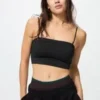 Reggiseno a fascia senza ferretti a coste da donna Reggiseno a fascia senza ferretti a coste da donna
