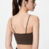 Reggiseno a fascia senza ferretti a coste da donna Reggiseno a fascia senza ferretti a coste da donna