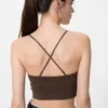 Reggiseno a fascia senza ferretti a coste da donna Reggiseno a fascia senza ferretti a coste da donna