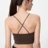 Reggiseno a fascia senza ferretti a coste da donna Reggiseno a fascia senza ferretti a coste da donna
