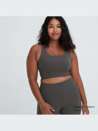 Reggiseno senza ferretti da donna (Active, scollo quadrato)