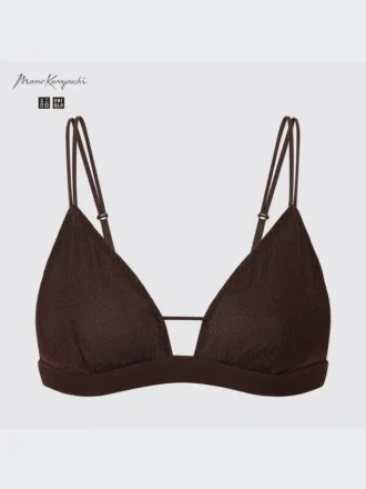 Reggiseno senza ferretti da donna (triangolo in rete)