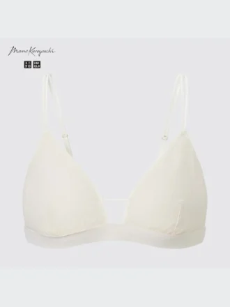 Reggiseno senza ferretti da donna (triangolo in rete)